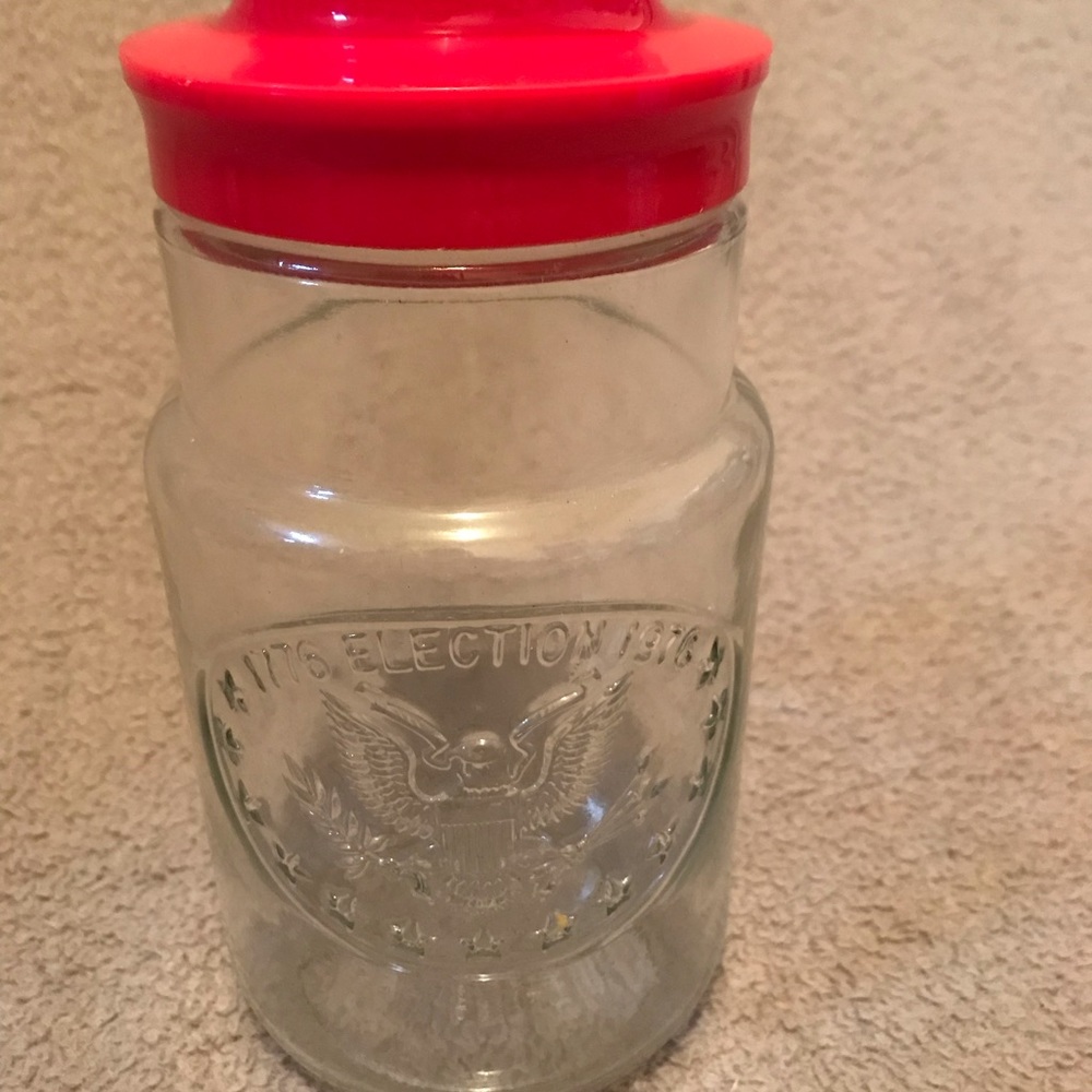 Vintage Maxwell House Glass Coffee Jar
